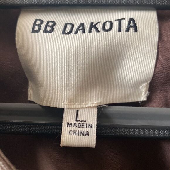 BB Dakota Size L Faux Leather Jacket - Picture 2 of 6